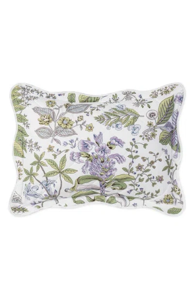 Matouk Pomegranate Quilted Boudoir Pillow In Multi