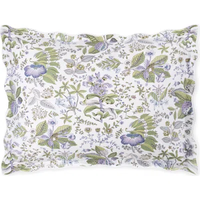 Matouk Pomegranate Quilted Euro Sham In Purple