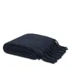 Matouk Poncho Suri Alpaca Boucle Throw In Blue