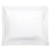 Matouk Positano Hemstitch Wrinkle Free King Sham In White