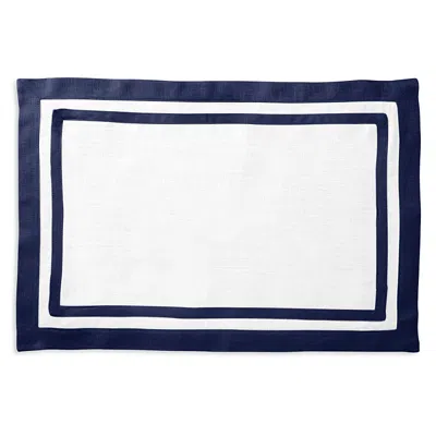 Matouk Rectangle Placemats, Set Of 4 In Sapphire