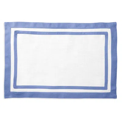 Matouk Rectangle Placemats, Set Of 4 In Sky Blue