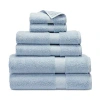 Matouk Regent Bath Towel Set In Hazy Blue