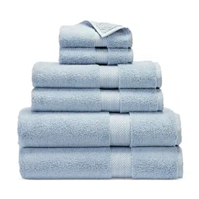 Matouk Regent Bath Towel Set In Hazy Blue