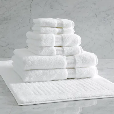 MATOUK REGENT BATH TOWEL SET,BL0166PCSETWH