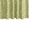 Matouk Regine Zebra Stripe Shower Curtain In Green