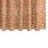 Matouk Regine Zebra Stripe Shower Curtain In Orange