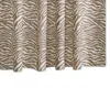 Matouk Regine Zebra Stripe Shower Curtain In Brown