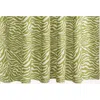 Matouk Regine Zebra Stripe Shower Curtain In Green