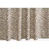 Matouk Regine Zebra Stripe Shower Curtain In Brown