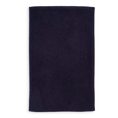 Matouk Reverie Bath Rug, 21 X 34 In Navy