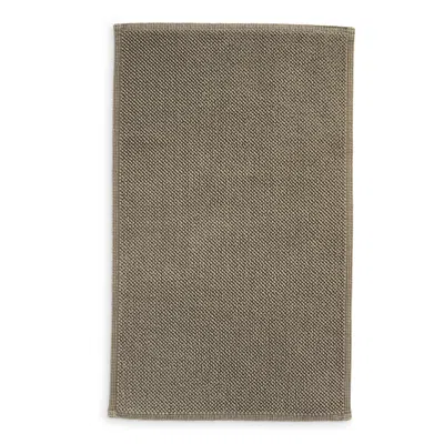 Matouk Reverie Bath Rug, 21 X 34 In Steel