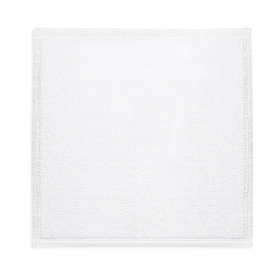 Matouk Reverie Bath Rug, 24 X 24 In White