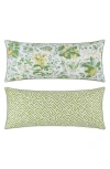Matouk Reversible Lumbar Pillow In Green