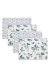 Matouk Reversible Quilted Placemats In Baudin Blue
