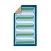 Matouk Ribbon Beach Towel In Blue