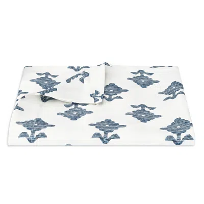 Matouk Rubia Round Tablecloth, 108 In Navy