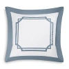 Matouk Salon Euro Sham In Hazy Blue