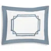 Matouk Salon King Sham In Hazy Blue