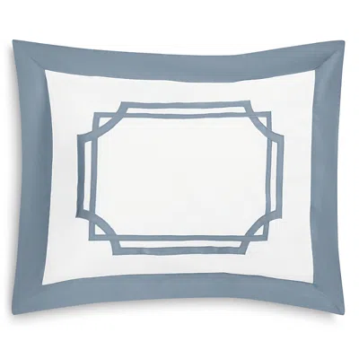 Matouk Salon King Sham In Hazy Blue