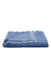 Matouk Savannah Gardens 120-inch Tablecloth In Blue