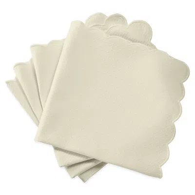 Matouk Savannah Gardens Napkin 22 X 22, Set Of 4 In Ivory/ivory