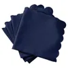 Matouk Savannah Gardens Napkin 22 X 22, Set Of 4 In Navy/navy