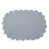 Matouk Savannah Gardens Placemat 13 X 19 Oblong, Set Of 4 In Gray