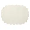 Matouk Savannah Gardens Placemat 13 X 19 Oval, Set Of 4 In Ivory/ivory