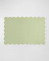 Matouk Savannah Gardens Placemats, Set Of 4 In Spring Green