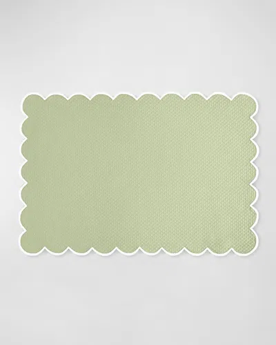 Matouk Savannah Gardens Placemats, Set Of 4 In Spring Green