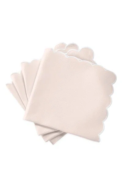 Matouk Savannah Gardens Set Of 4 Napkins In Neutral