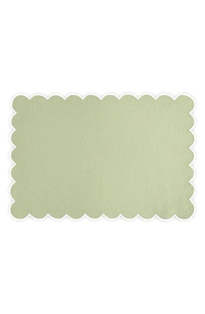 Matouk Savannah Gardens Set Of 4 Placemats In Green