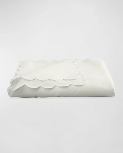 Matouk Savannah Gardens Tablecloth, 68 X 126 Oblong In Ivory/ivory
