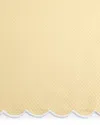 Matouk Savannah Gardens Tablecloth, 70" Round In Butter
