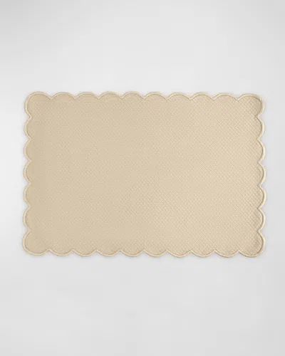 Matouk Savannah Placemats, Set Of 4 In Linen