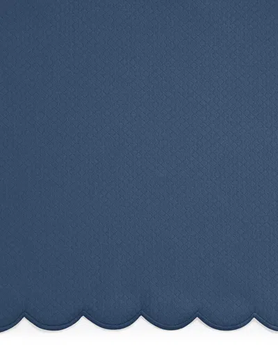 Matouk Savannah Tablecloth, 120" Round In Navy