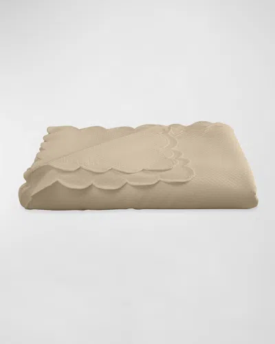 Matouk Savannah Tablecloth, 68" X 144" In Brown