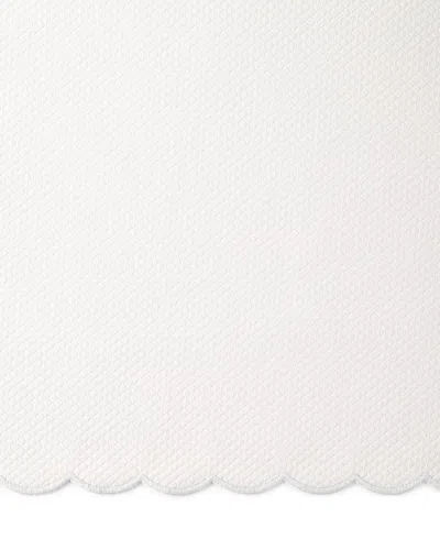 Matouk Savannah Tablecloth, 70" Round In White