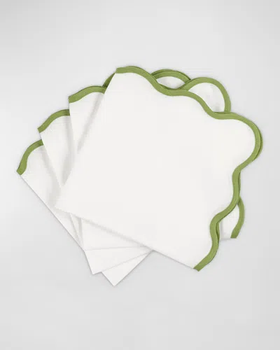 Matouk Scallop Edge Napkin In Grass