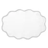 Matouk Scalloped Placemat, Set Of 4 In Classic Gray