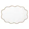 Matouk Scalloped Placemat, Set Of 4 In Oat
