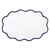 Matouk Scalloped Placemat, Set Of 4 In Sapphire