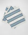 Matouk Schumacher Apollo Stripe Napkins, Set Of 4 In Blue