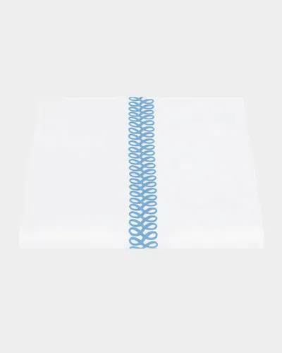 Matouk Schumacher Astor Braid Duvet Cover, King In Blue