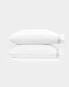 Matouk Schumacher Astor Braid Pillowcases, Pair, Standard In Silver