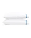 Matouk Schumacher Astor Braid Pillowcases, Pair, Standard In White