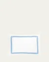 Matouk Schumacher Astor Braid Standard Sham In Blue
