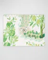 Matouk Schumacher Citrus Garden Placemats, Set Of 4 In Grass