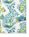 Matouk Schumacher Citrus Garden Tablecloth, 70" X 144" In Pool